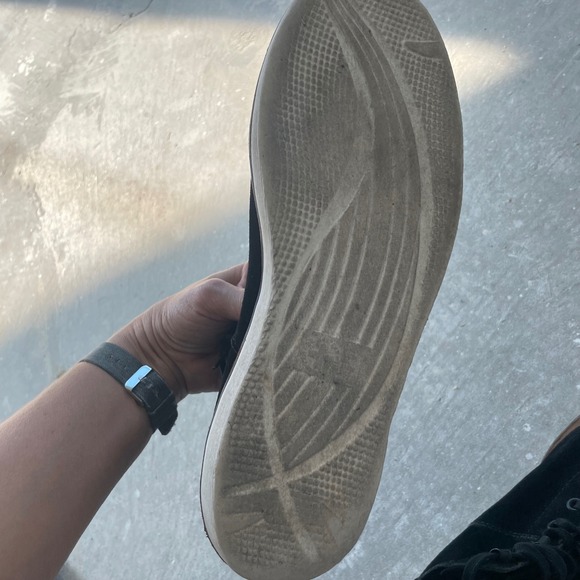 Dr Martens Lesley size 10 womens Black Suede Ankle Boots Lace Up Doc EUC Shoes - Picture 12 of 16